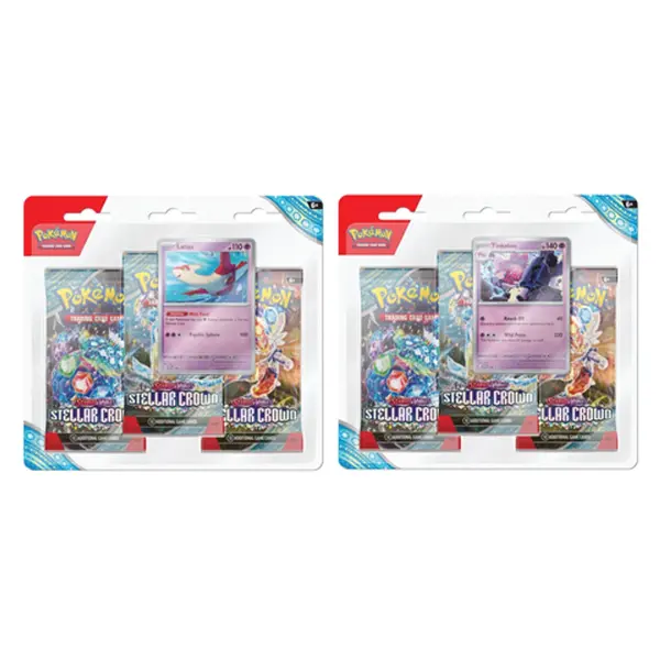 Pokemon Stellar Crown 3 Pack Blister