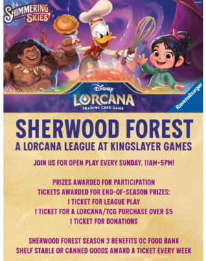 Disney Lorcana Sherwood Forest - A Lorcana League at Kingslayer Games - Season 3