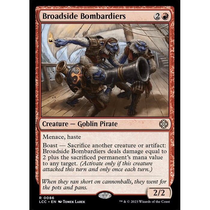 Magic: The Gathering Broadside Bombardiers (086) Lightly Played