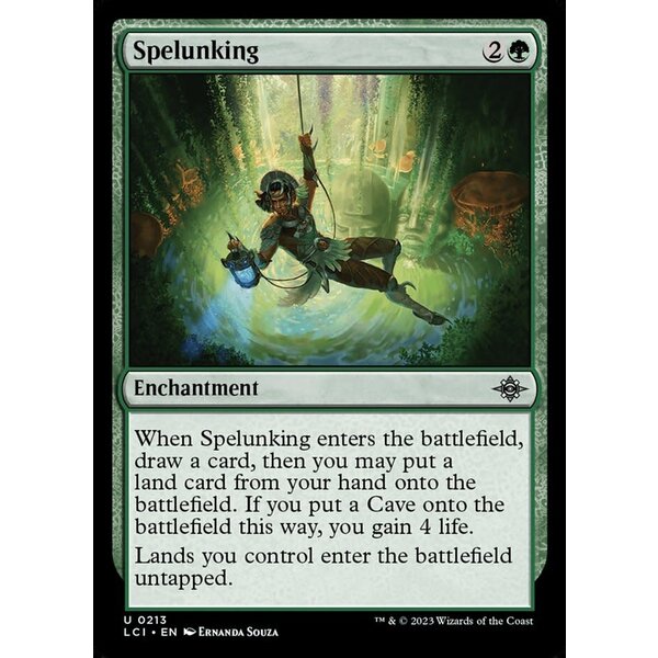 Magic: The Gathering Spelunking (213) Lightly Played