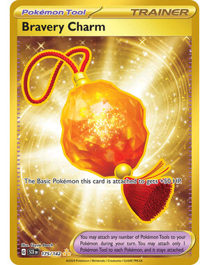 Pokemon Bravery Charm (175) Lightly Played Holofoil