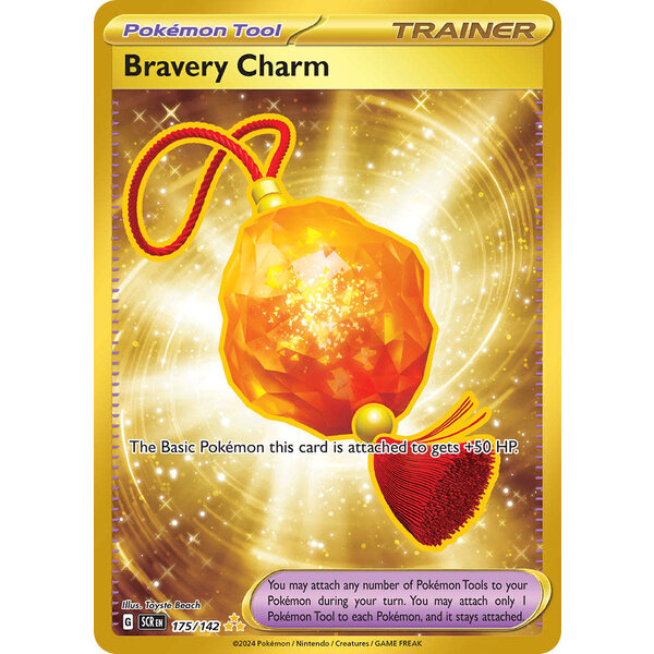 Pokemon Bravery Charm (175) Lightly Played