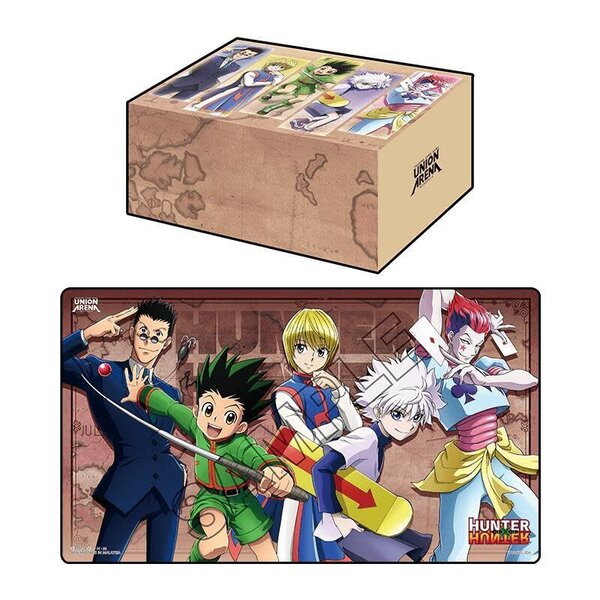 Bandai Union Arena Playmat & Half Storage Box Set: Hunter x Hunter