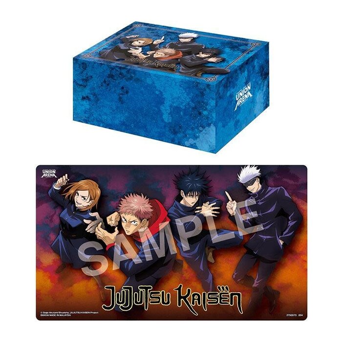 Bandai Union Arena Playmat & Half Storage Box Set: Jujutsu Kaisen