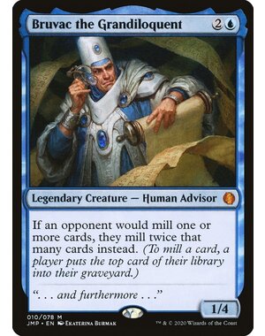 Magic: The Gathering Bruvac the Grandiloquent (010) Lightly Played