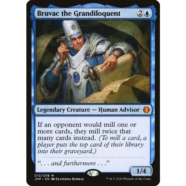 Magic: The Gathering Bruvac the Grandiloquent (010) Near Mint