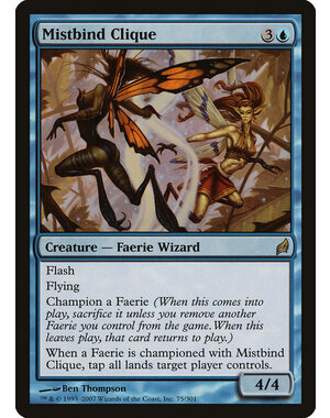 Magic: The Gathering Mistbind Clique (075) Lightly Played