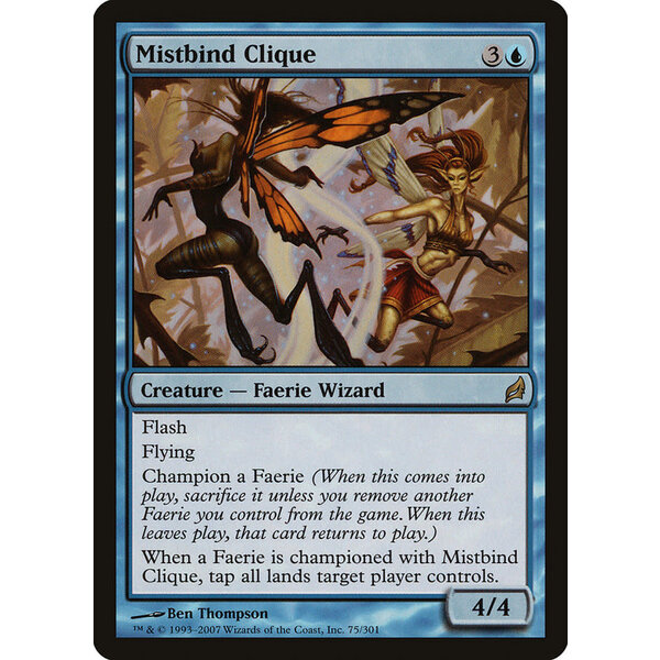 Magic: The Gathering Mistbind Clique (075) Lightly Played