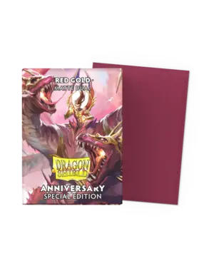 Arcane Tinmen Dragon Shield Dual Matte Pomegranate & Gold 100 Standard