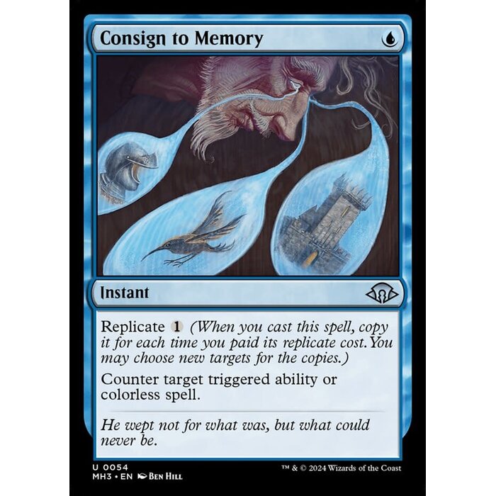 Magic: The Gathering Consign to Memory (054) Lightly Played