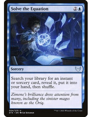Magic: The Gathering Solve the Equation (054) Lightly Played