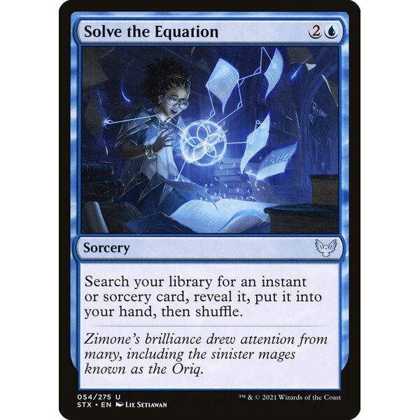 Magic: The Gathering Solve the Equation (054) Lightly Played