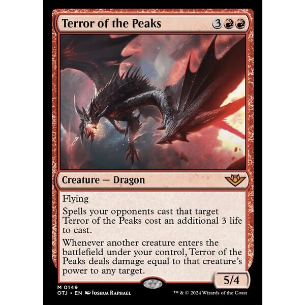 Magic: The Gathering Terror of the Peaks (149) Lightly Played