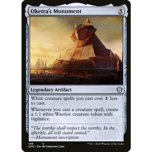Magic: The Gathering Oketra's Monument (233) Lightly Played