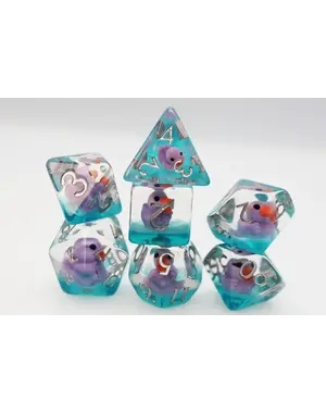 Foam Brain Lovely Duck RPG Dice Set