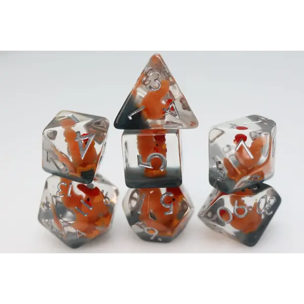 Foam Brain Crowing Rooster RPG Dice Set