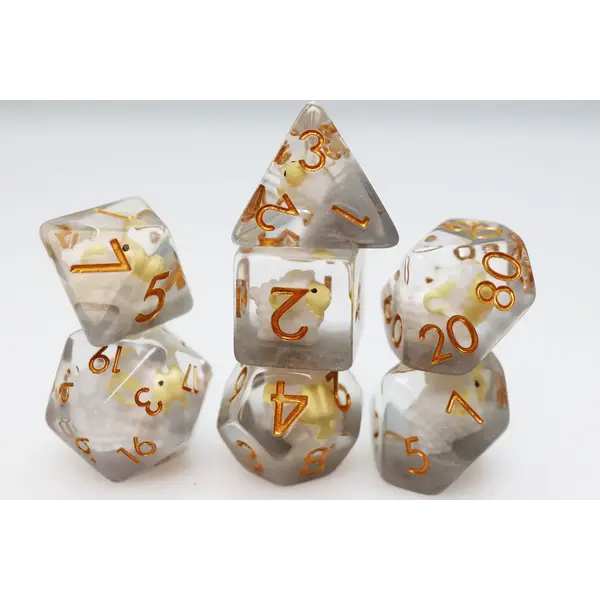 Foam Brain Golden Fleece RPG Dice Set
