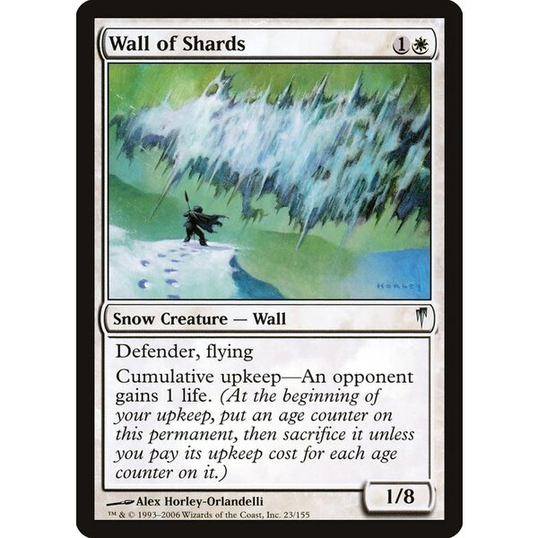 Magic: The Gathering Wall of Shards (023) Moderately Played