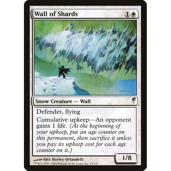 Magic: The Gathering Wall of Shards (023) Moderately Played