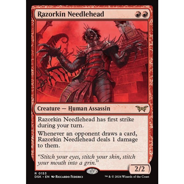 Magic: The Gathering Razorkin Needlehead (153) Lightly Played