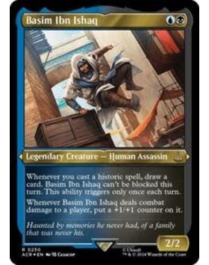 Wizards of The Coast Basim Ibn Ishaq (Foil Etched) (230) Lightly Played