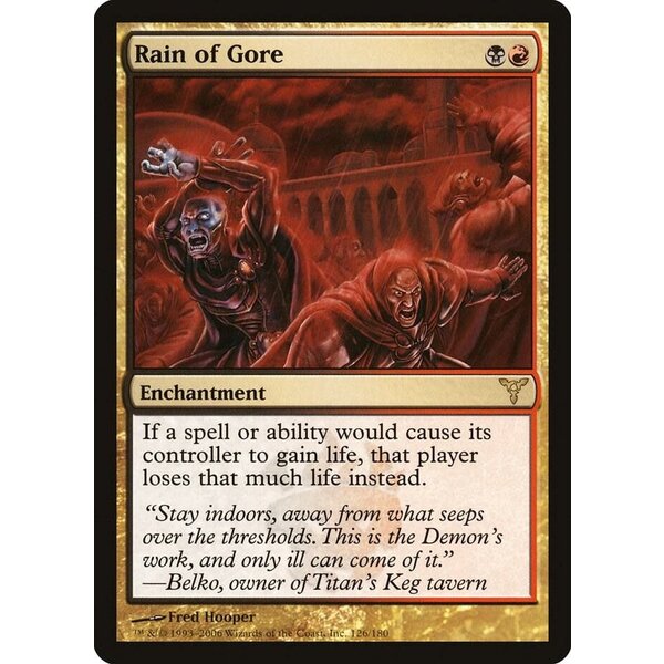 Magic: The Gathering Rain of Gore (126) Lightly Played