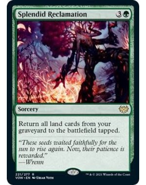 Magic: The Gathering Splendid Reclamation (221) Lightly Played Foil