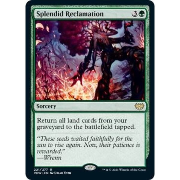 Magic: The Gathering Splendid Reclamation (221) Lightly Played Foil
