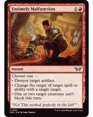 Magic: The Gathering Untimely Malfunction (161) Lightly Played