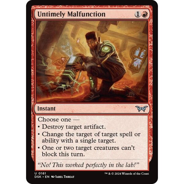 Magic: The Gathering Untimely Malfunction (161) Lightly Played