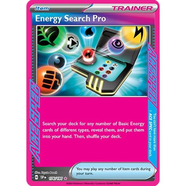 Pokemon Energy Search Pro (176) Lightly Played
