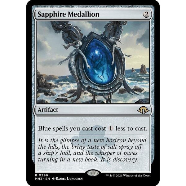 Magic: The Gathering Sapphire Medallion (296) Lightly Played