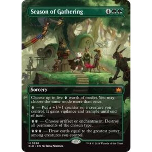 Wizards of The Coast Season of Gathering (Borderless) (286) Lightly Played