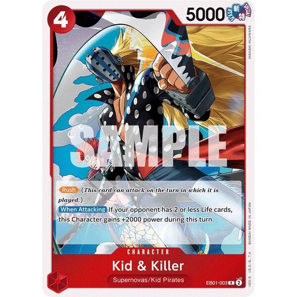 Bandai Kid & Killer (EB01-003) Lightly Played