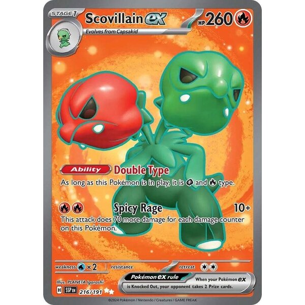 Pokemon Scovillain ex (216) Lightly Played