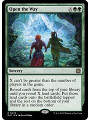 Magic: The Gathering Open the Way (023) Lightly Played Foil
