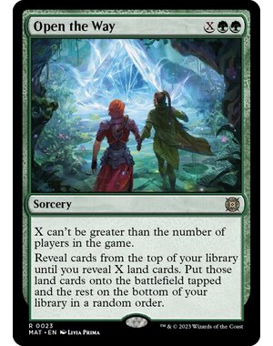 Magic: The Gathering Open the Way (023) Lightly Played Foil