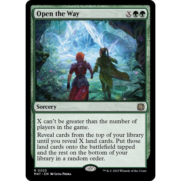 Magic: The Gathering Open the Way (023) Lightly Played Foil