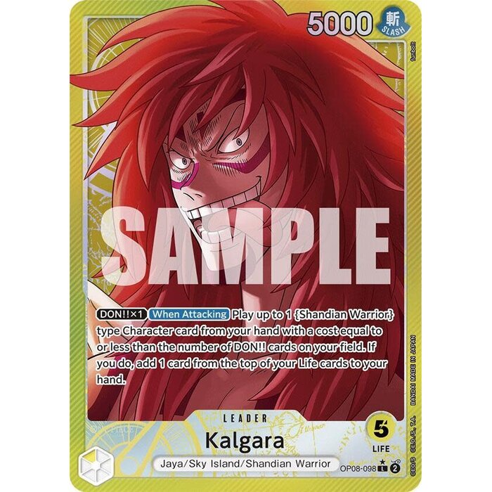 Bandai Kalgara (Parallel) (OP08-098) Near Mint Foil