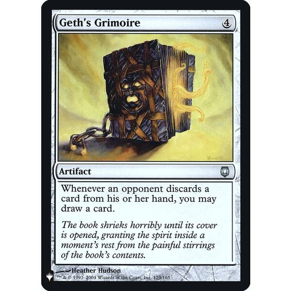 Magic: The Gathering Geth's Grimoire (123) Lightly Played