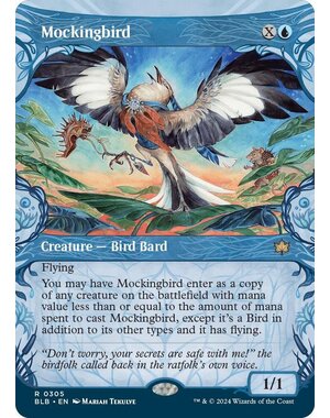 Magic: The Gathering Mockingbird (Showcase) (305) Lightly Played