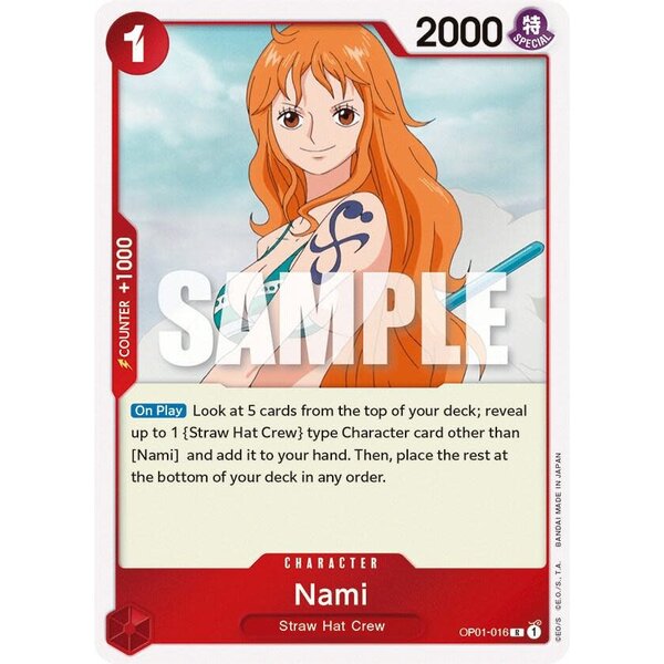 Bandai Nami (OP01-016) Lightly Played