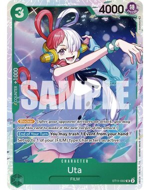 Bandai Uta (ST11-002) Lightly Played Foil