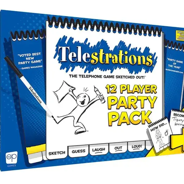 USAOPOLY Telestrations 12 Player Party Pack
