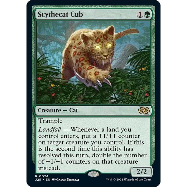 Magic: The Gathering Scythecat Cub (024) Lightly Played