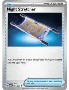 Pokemon Night Stretcher (061) Lightly Played Reverse Holofoil