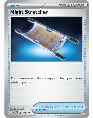 Pokemon Night Stretcher (061) Lightly Played Reverse Holofoil