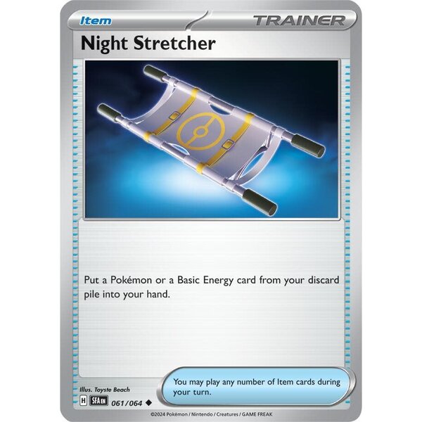Pokemon Night Stretcher (061) Lightly Played Reverse Holofoil