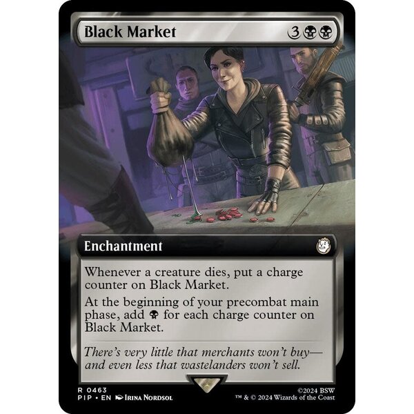 Magic: The Gathering Black Market (Extended Art) (463) Lightly Played Foil
