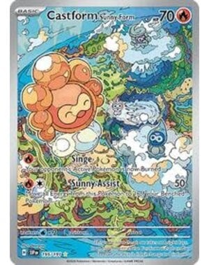 Pokemon Castform Sunny Form (195) Lightly Played Holofoil